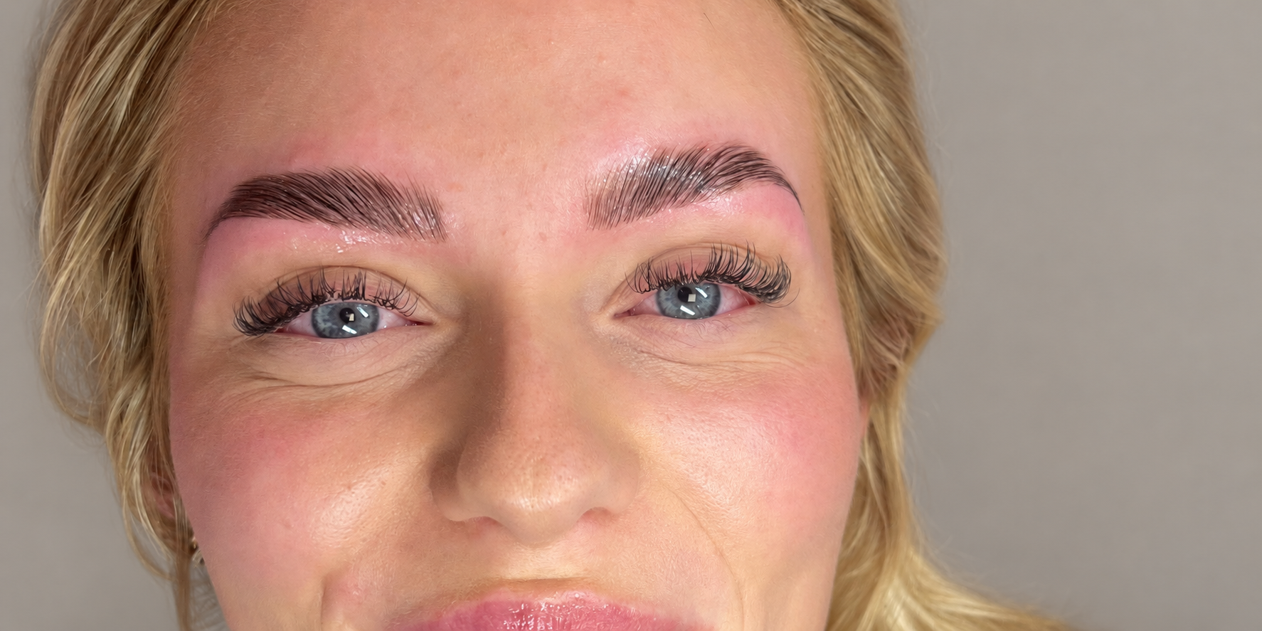 Brow Lamination hos SKÖN – kundebillede 5 med fokus på bryn og øjne