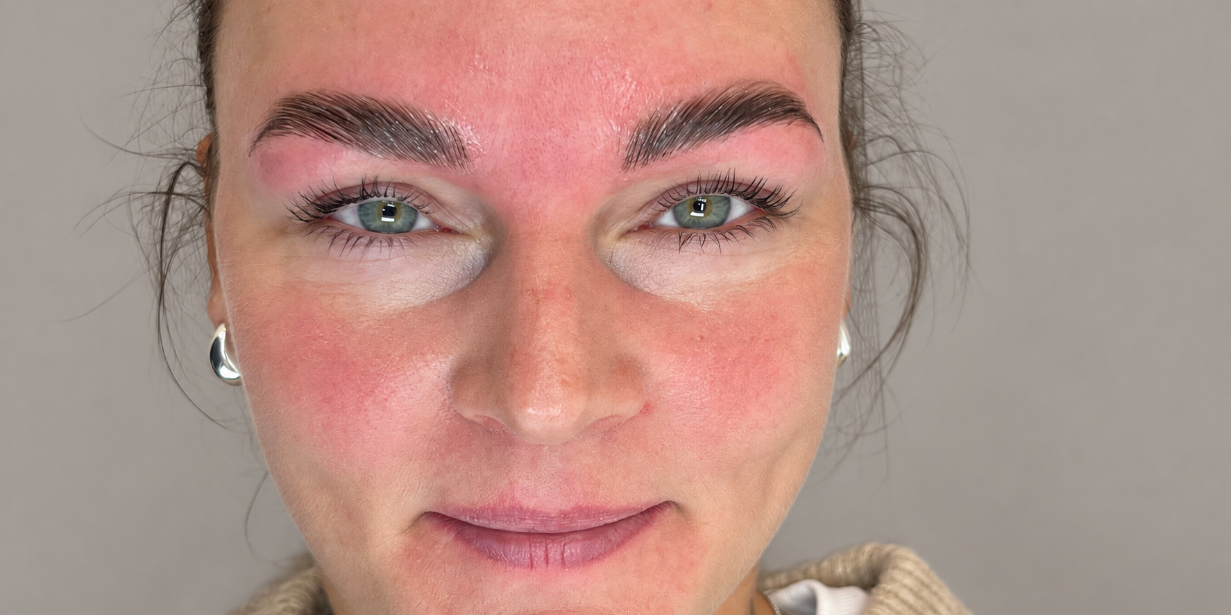 Brow Lamination hos SKÖN – kundebillede 10 med fokus på bryn og øjne