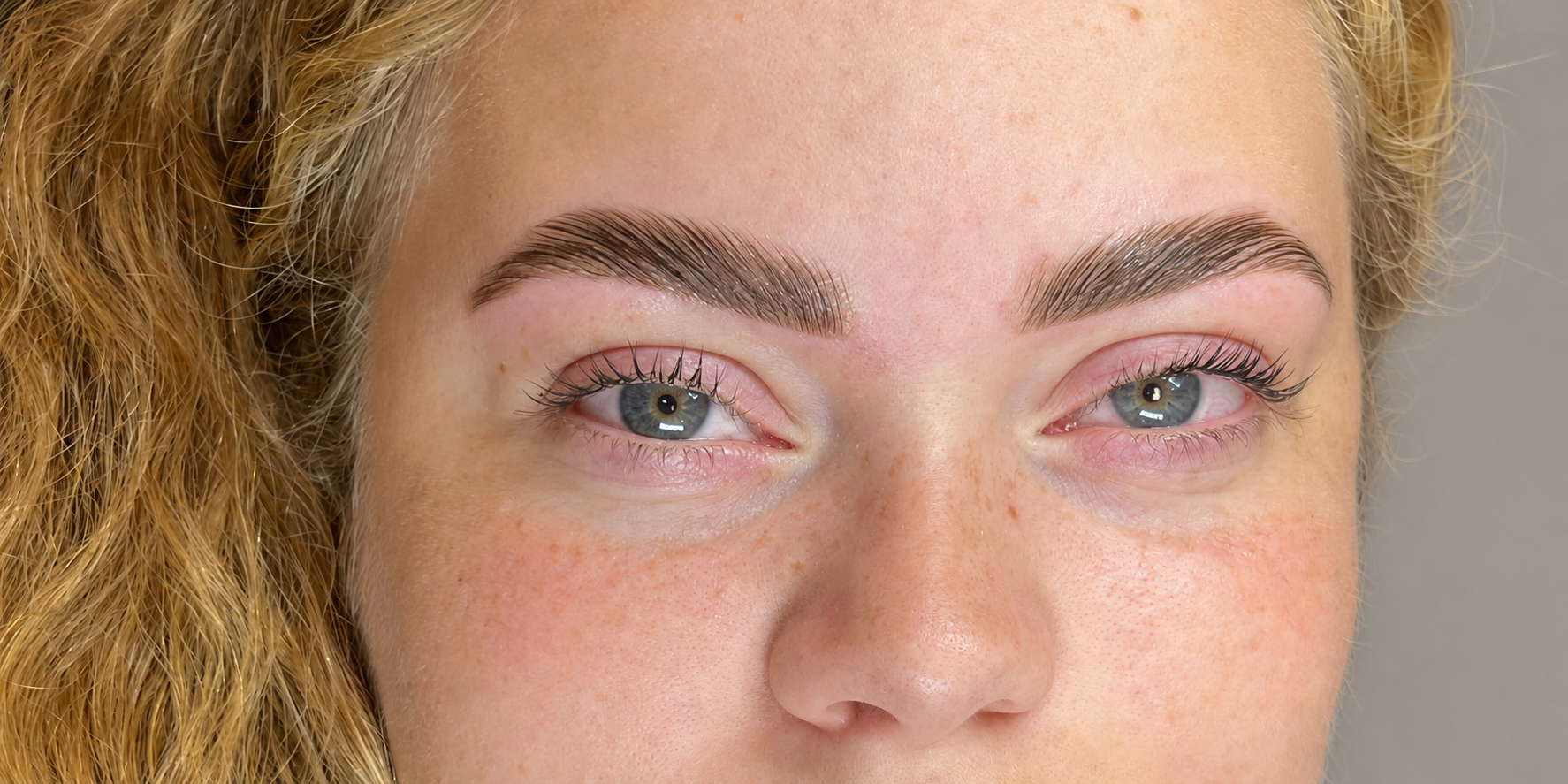 Brow Lamination hos SKÖN – kundebillede 11 med fokus på bryn og øjne