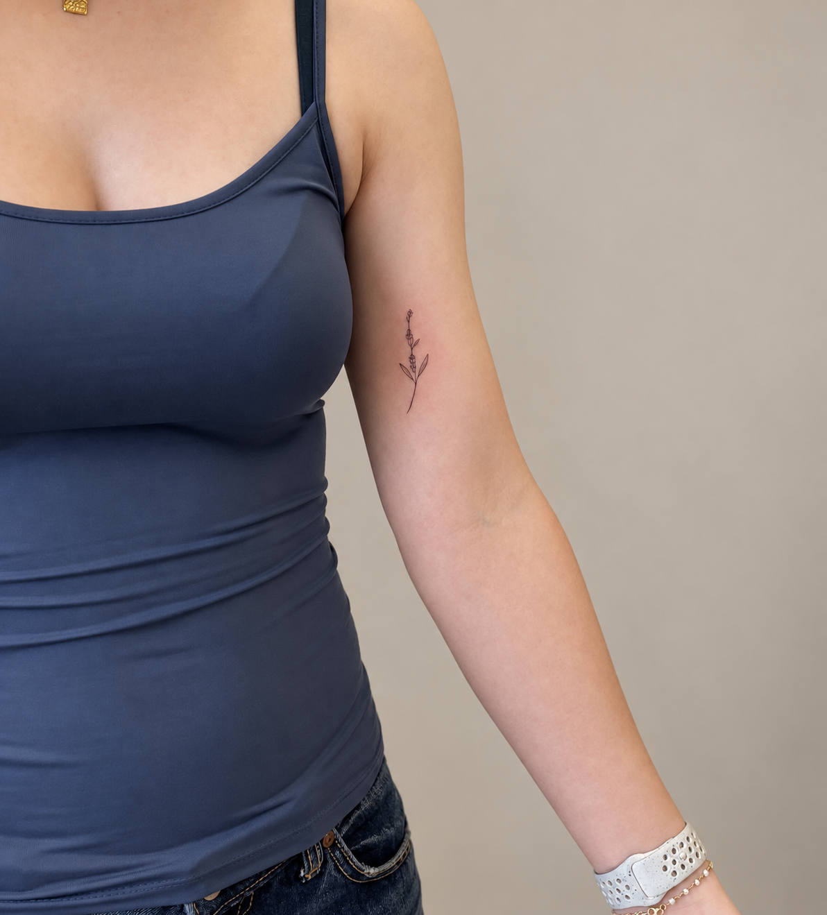 Fine Line-tatovering udført hos SKÖN, eksempel 6