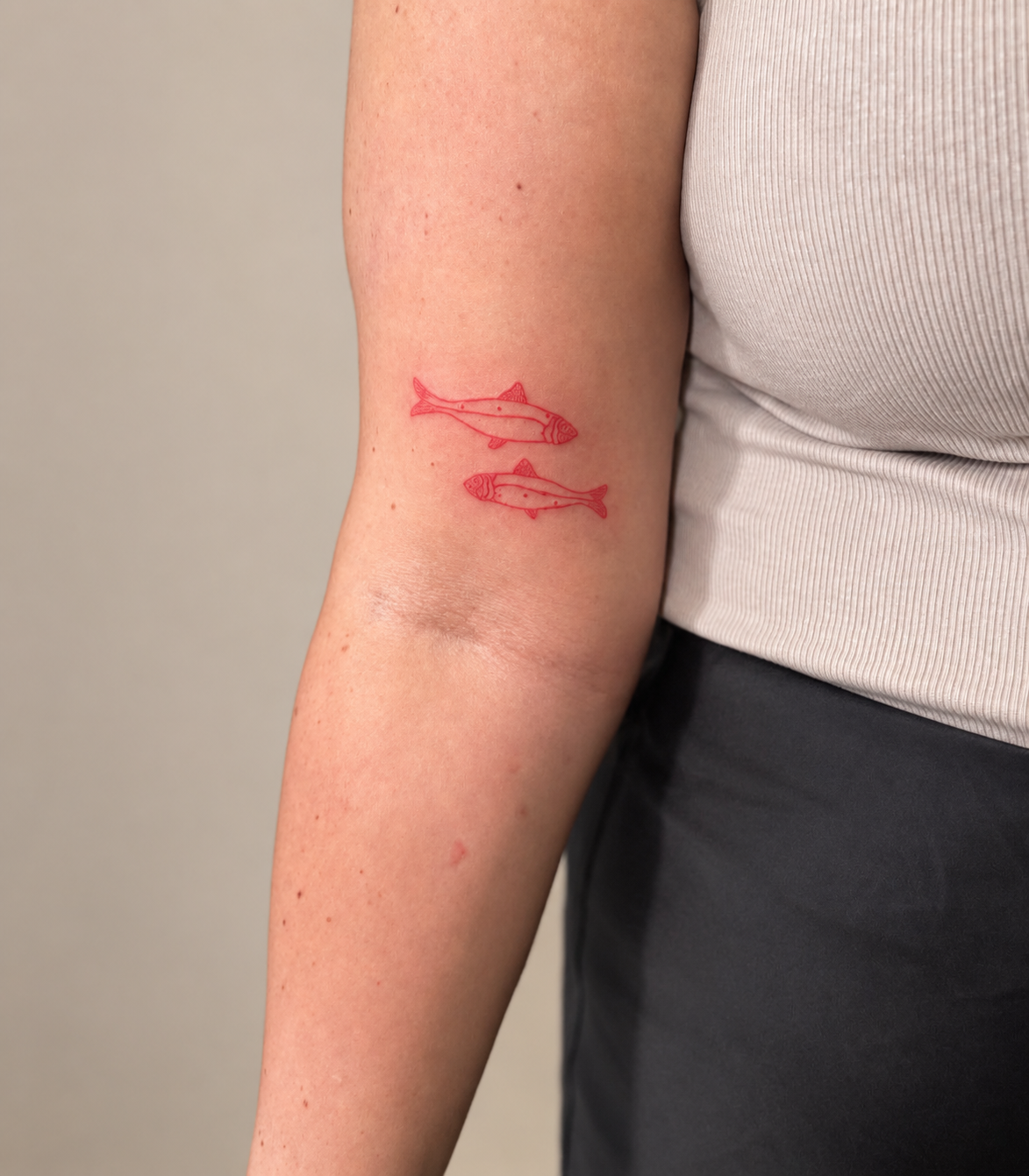 Fine Line-tatovering udført hos SKÖN, eksempel 11